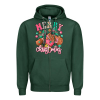 Sports Green pink merry christmas black girl sneakers Zipper Hoodie - RanaPortraitStore