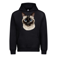 Black siamese face Urban Hoodie - LillyAllenDesigns