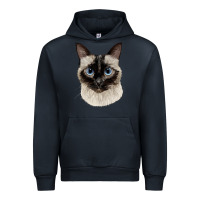 Navy siamese face Urban Hoodie - LillyAllenDesigns