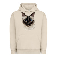 Pigment French Oak siamese face Urban Hoodie - LillyAllenDesigns