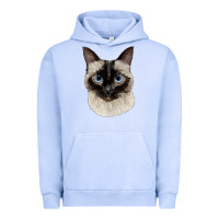 Pigment Grape Ice siamese face Urban Hoodie - LillyAllenDesigns