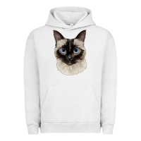 Pigment Lunar Rock siamese face Urban Hoodie - LillyAllenDesigns