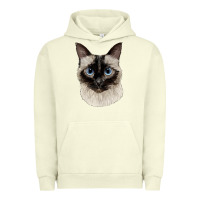 Pigment Pistachio siamese face Urban Hoodie - LillyAllenDesigns