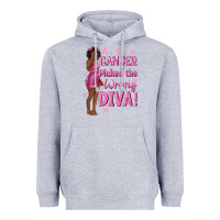 Heather Grey Cancer Picked The Wrong Diva with Black Woman Heavyweight Hoodie - texasbilliewilder