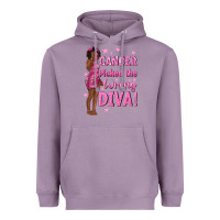 Lavender Cancer Picked The Wrong Diva with Black Woman Heavyweight Hoodie - texasbilliewilder