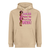 Mushroom Cancer Picked The Wrong Diva with Black Woman Heavyweight Hoodie - texasbilliewilder