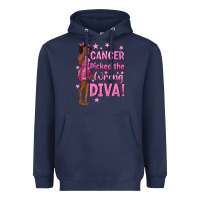 Navy Cancer Picked The Wrong Diva with Black Woman Heavyweight Hoodie - texasbilliewilder