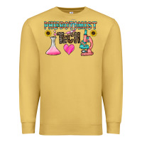 Antique Gold phlebotomist tech Premium Sweatshirt - CowhideDigitalArt
