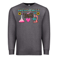 Charcoal Heather phlebotomist tech Premium Sweatshirt - CowhideDigitalArt