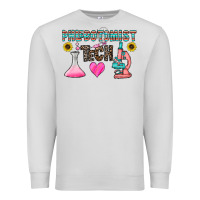Dove Grey phlebotomist tech Premium Sweatshirt - CowhideDigitalArt