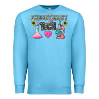 Ocean Blue phlebotomist tech Premium Sweatshirt - CowhideDigitalArt