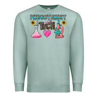 Seafoam phlebotomist tech Premium Sweatshirt - CowhideDigitalArt
