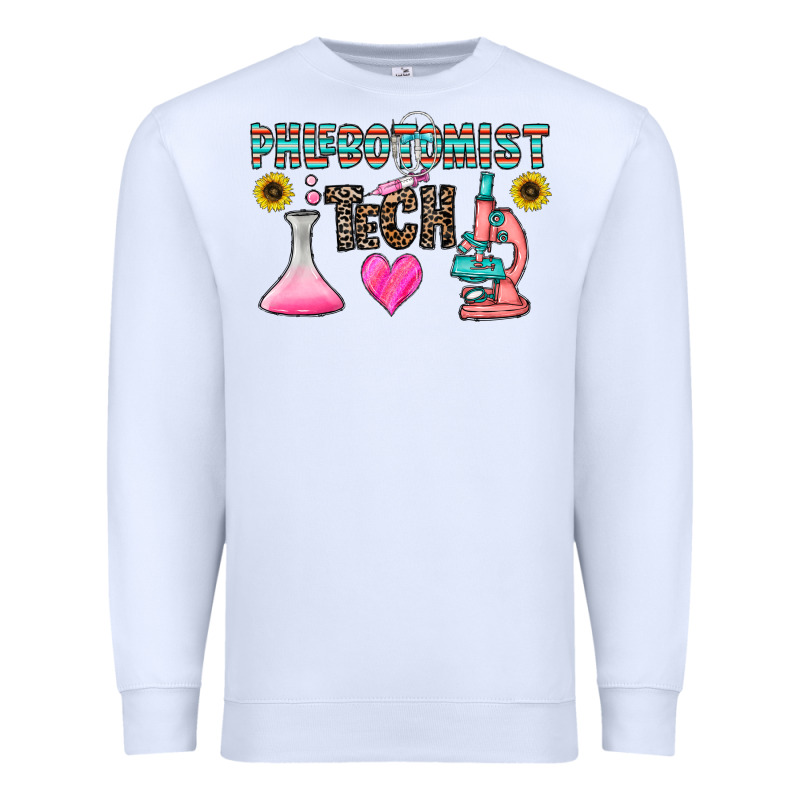 Phlebotomist Tech Premium Sweatshirt by CowhideDigitalArt | Teevron