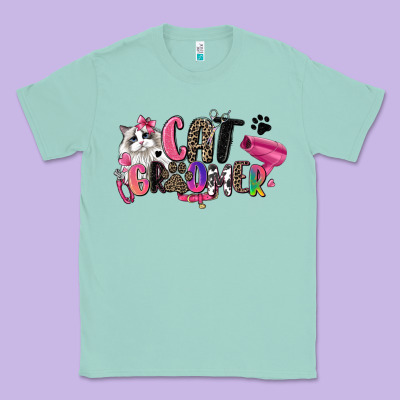 Cat Groomer Classic Tee Designed By Zillion Design Studio