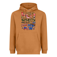 Meerkat red white and pew pew pew Heavyweight Hoodie - Zillion Design Studio