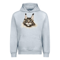 Maine Coon Cat Face Urban Hoodie | Teevron