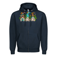 Cactus Gnomes Zipper Hoodie | Teevron