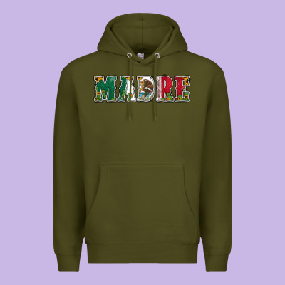 Mexican Flag Madre Premium Hoodie Designed By Jasminsmagicworld