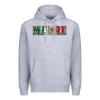 Heather Grey mexican flag madre Premium Hoodie - Jasminsmagicworld