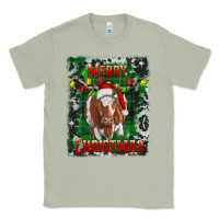 Matcha Western Merry Christmas Longhorn Cow Classic Tee - RanaPortraitStore