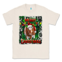 Natural Western Merry Christmas Longhorn Cow Classic Tee - RanaPortraitStore