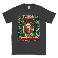Smoke Western Merry Christmas Longhorn Cow Classic Tee - RanaPortraitStore