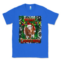 True Royal Western Merry Christmas Longhorn Cow Classic Tee - RanaPortraitStore
