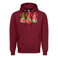 Watermelon Gnomes Zipper Hoodie | Teevron