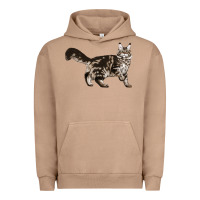 Pigment Burro Maine Coon Cat Urban Hoodie - LillyAllenDesigns