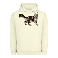 Pigment Pistachio Maine Coon Cat Urban Hoodie - LillyAllenDesigns