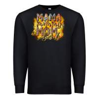 Black mama mommy mom bruh Premium Sweatshirt - RacoonDesign