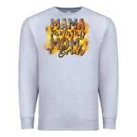Heather Grey mama mommy mom bruh Premium Sweatshirt - RacoonDesign