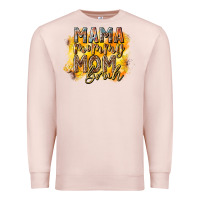 Pale Pink mama mommy mom bruh Premium Sweatshirt - RacoonDesign