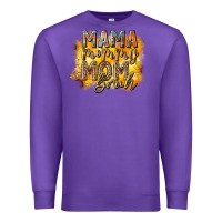 Purple mama mommy mom bruh Premium Sweatshirt - RacoonDesign