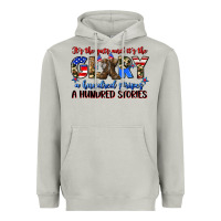 Moon Dust it's the guts and it's the glory a hundred stripes Heavyweight Hoodie - Zillion Design Studio