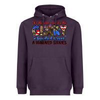 Plum it's the guts and it's the glory a hundred stripes Heavyweight Hoodie - Zillion Design Studio