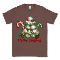 Chestnut Merry Christmas Volleyball Classic Tee - RanaPortraitStore