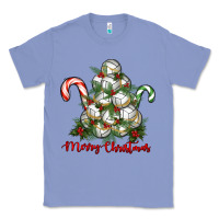 Colony Blue Merry Christmas Volleyball Classic Tee - RanaPortraitStore