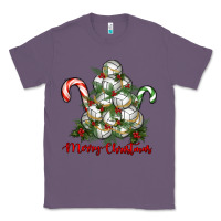 Lavender Merry Christmas Volleyball Classic Tee - RanaPortraitStore