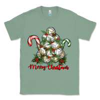 Sage Merry Christmas Volleyball Classic Tee - RanaPortraitStore