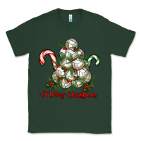Sports Green Merry Christmas Volleyball Classic Tee - RanaPortraitStore