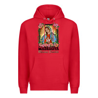 Red madrecita muchas gracias lady of Guadalupe Premium Hoodie - BarkalooDesign