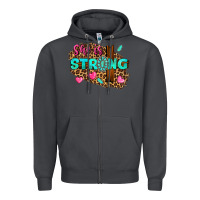 Smoke she is strong Zipper Hoodie - texasbilliewilder