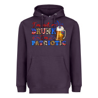 Plum i'm not drunk i'm patriotic zillion Heavyweight Hoodie - Zillion Design Studio