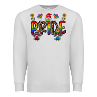 Dove Grey pride gnome Premium Sweatshirt - CowhideDigitalArt