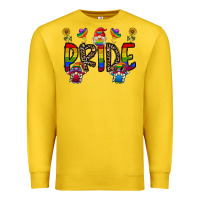 Lemon pride gnome Premium Sweatshirt - CowhideDigitalArt