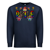 Navy pride gnome Premium Sweatshirt - CowhideDigitalArt