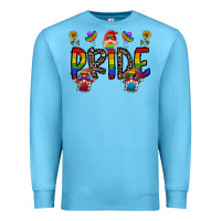 Ocean Blue pride gnome Premium Sweatshirt - CowhideDigitalArt
