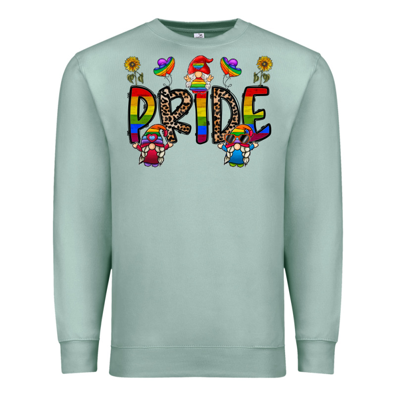 Pride Gnome Premium Sweatshirt by CowhideDigitalArt | Teevron