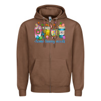 Chestnut some bunny needs easter coffee cups Zipper Hoodie - texasbilliewilder